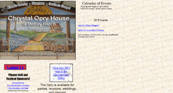 Desktop Screenshot of chrystalopryhouse.com